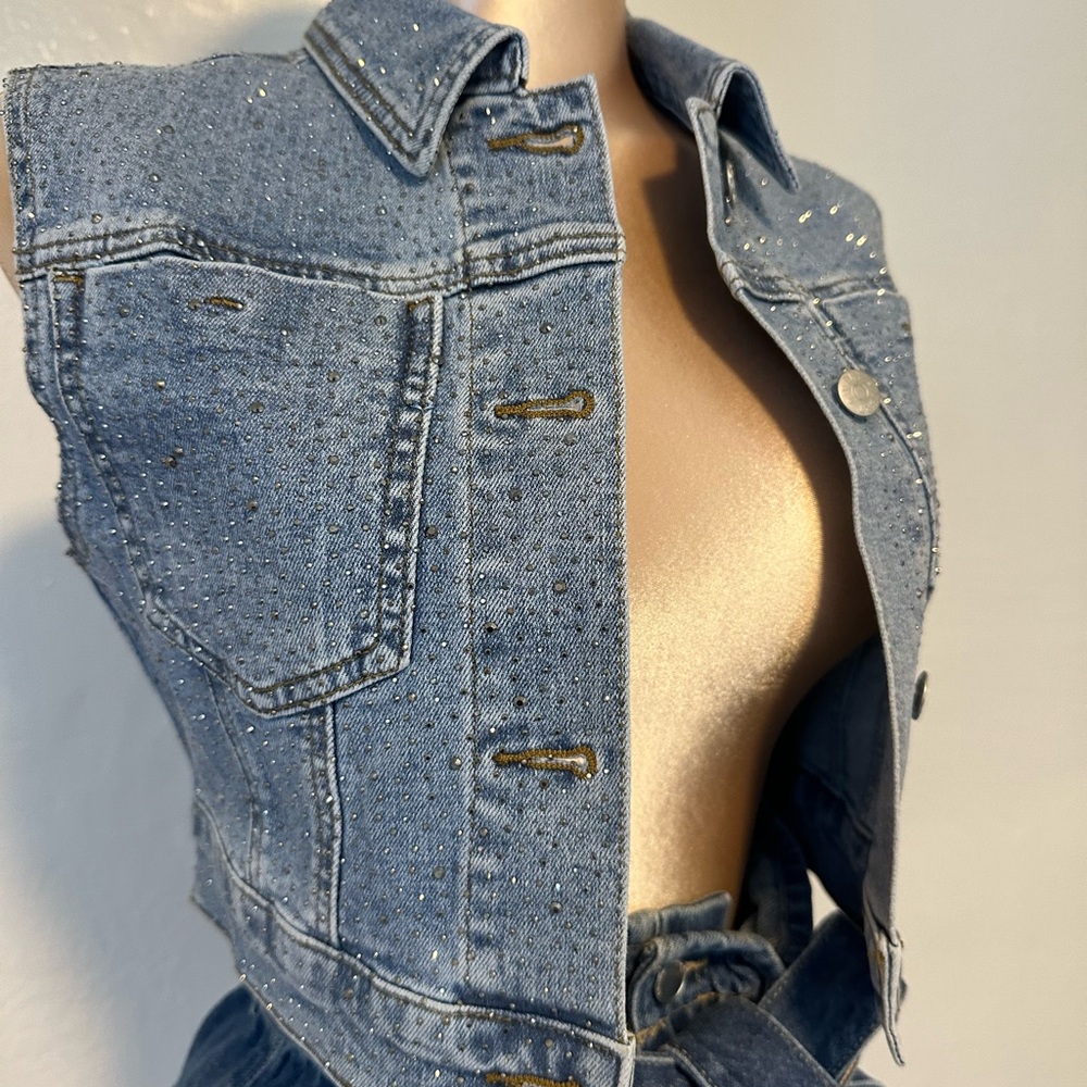 Blue Denim Overalls with Classic Style